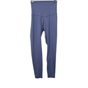 Shefit Leggings Womens Small‎ Blue High Waisted Geometric Pattern Flaw